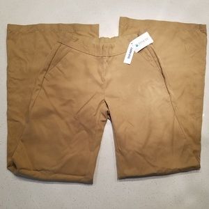 Old Navy Womens Khaki Flared Pants Size 2